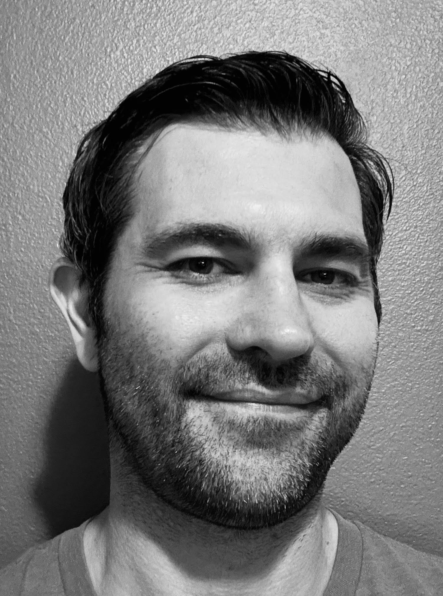 Black and white photo of Daniel C. Rodgers - author of Escape The Clock.