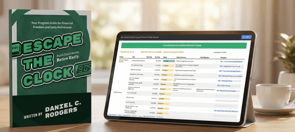 The Escape The Clock Book and Smart Planner side by side.